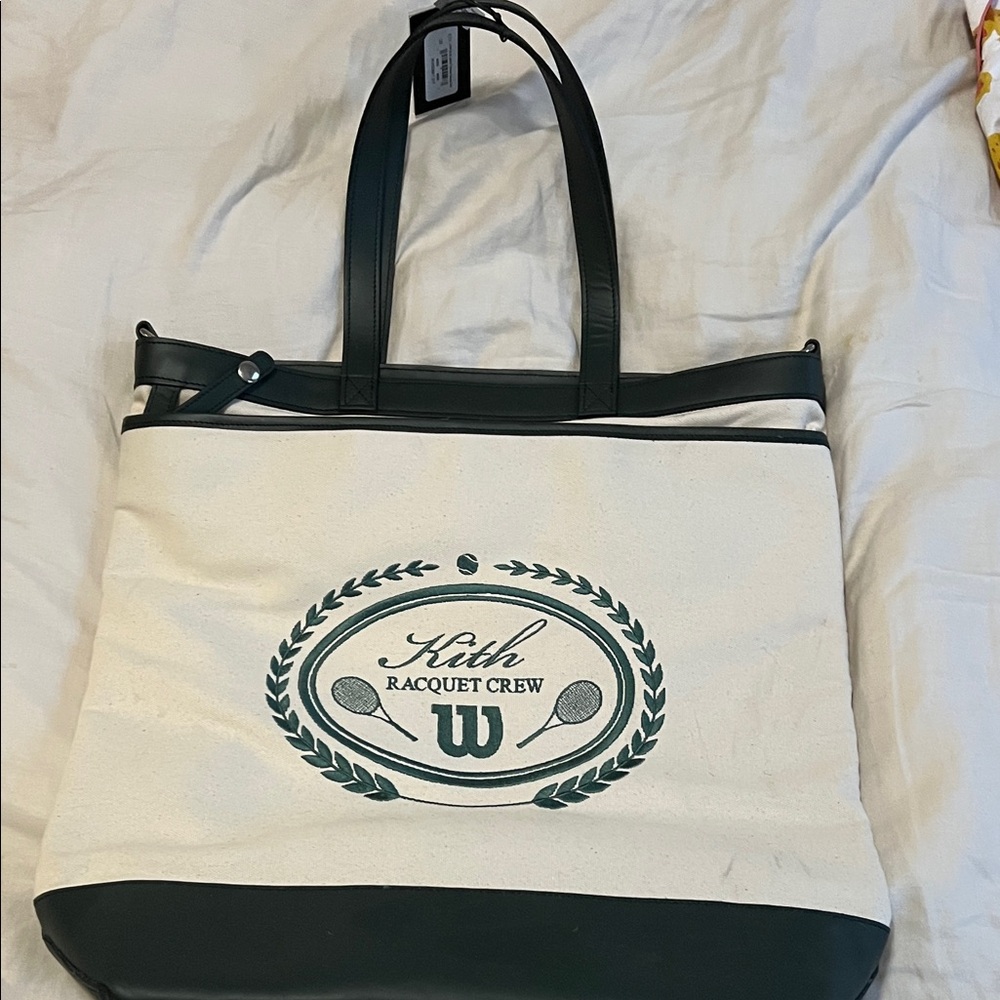 Kith for Wilson Do All Leather Trimmed Canvas Tote